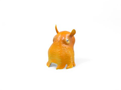 Dumbo octopus animal miniature with white background