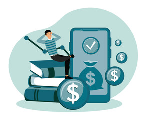 Investing money in digital platform, Knowledge and education.