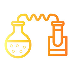 chemical Line Gradient Icon