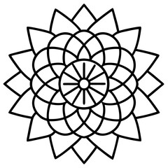 Fototapeta premium abstract floral ornament