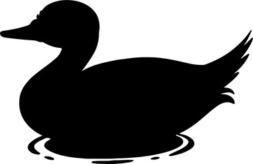 duck icon isolated on white background