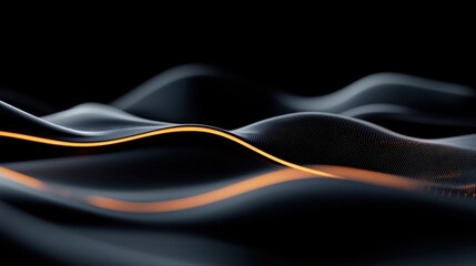 Ethereal wave of light illuminating a dark space creating a dreamlike ambiance and mystical feel