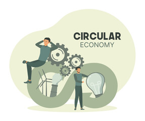  Circular Economy With Sustainability and Renewable Energy Concepts.