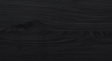 Dark Wood Grain Texture Rich Black Tones. AI Generated