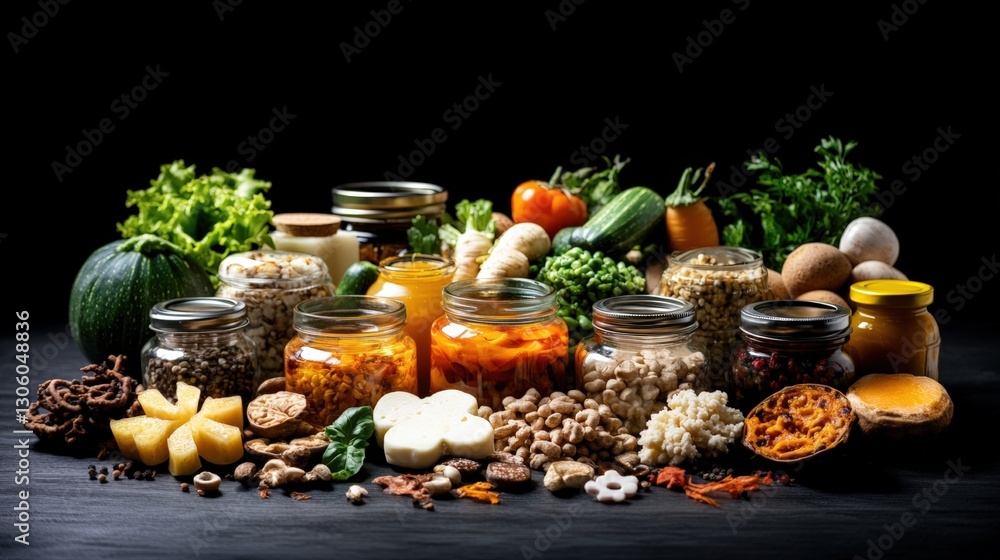 Poster a captivating array of food items showcasing culinary variety and diversity perfect for sharing and 