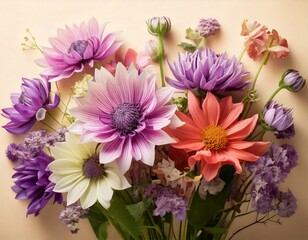 Obraz premium A vibrant collection of nature's finest blooms, showcasing the beauty, elegance, and diversity of flowers in every petal and hue.