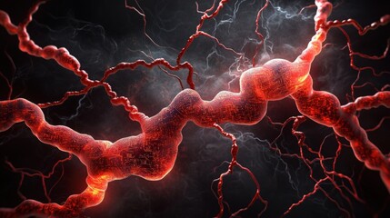 A close-up of a red blood cell under a microscope illustrating the importance of blood health and human biology