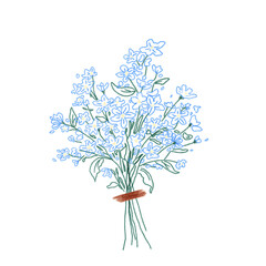 bouquet of snowdrops