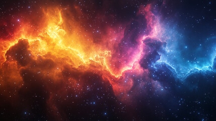 Fototapeta premium Galaxy Rainbow Graphic Design Pattern Background