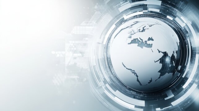 High tech background template design.