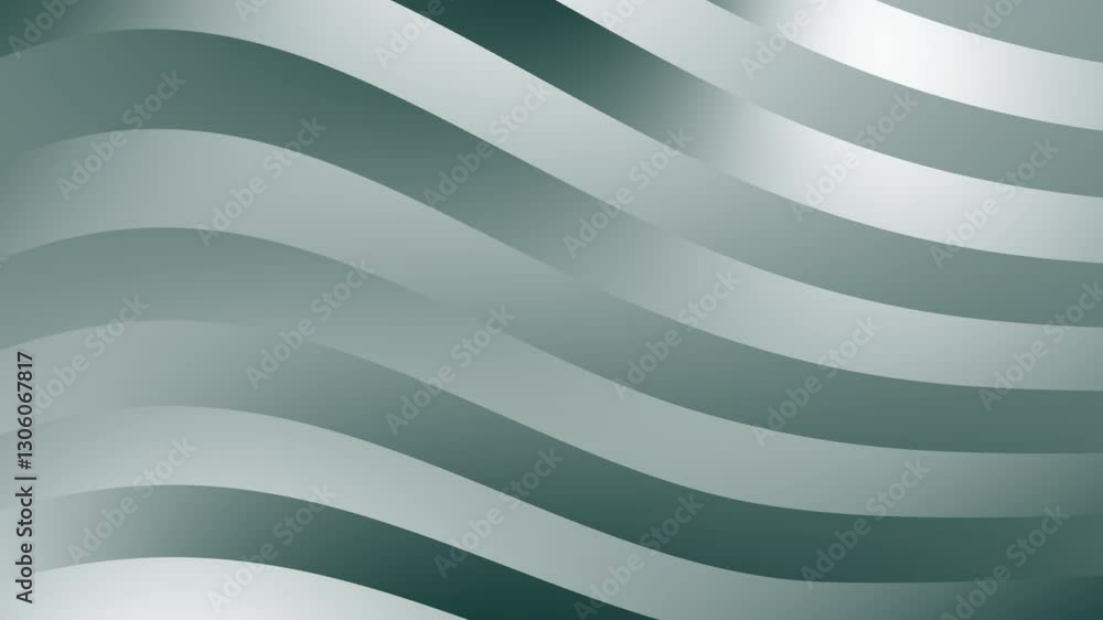 Poster abstract white green gradient motion texture background with curved waves for creative designs and d