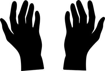 Obraz premium hand sign icon isolated on white background