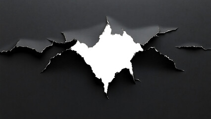 Black paper with a transparent hole in the center.