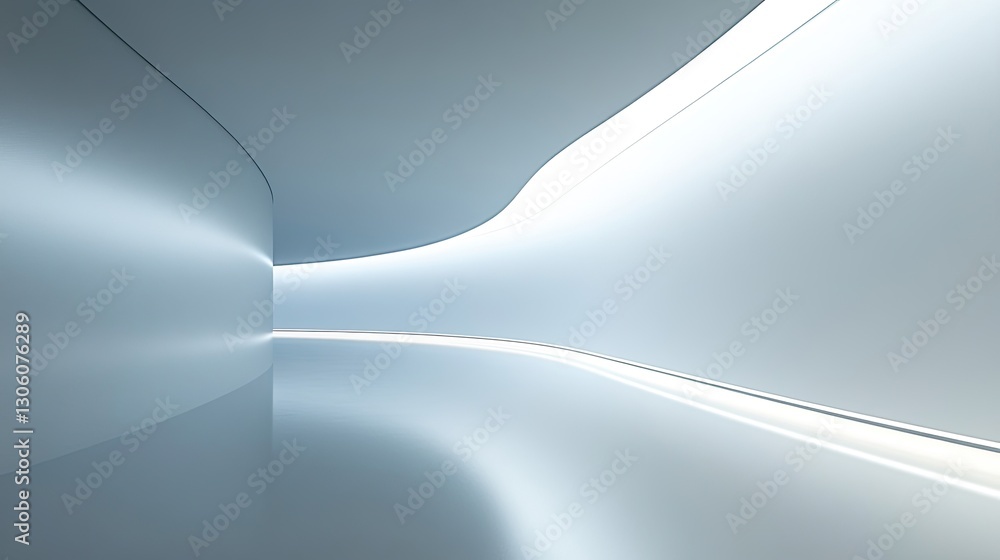 Poster a pure, smooth surface with light reflecting off it, creating a clean and elegant background with ro