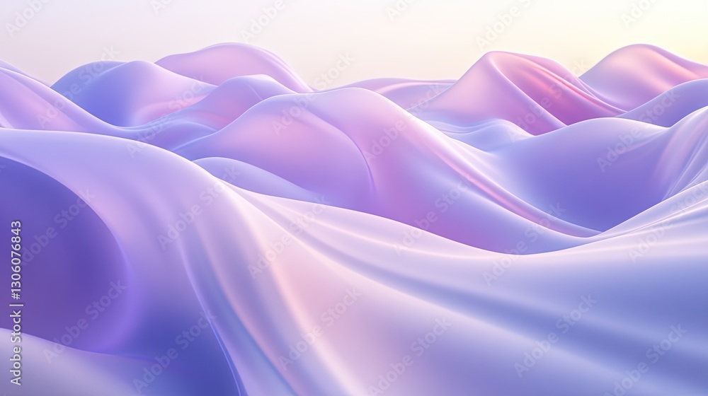 Poster a smooth light gradient in shades of pink and lavender, transitioning into white, providing a calmin