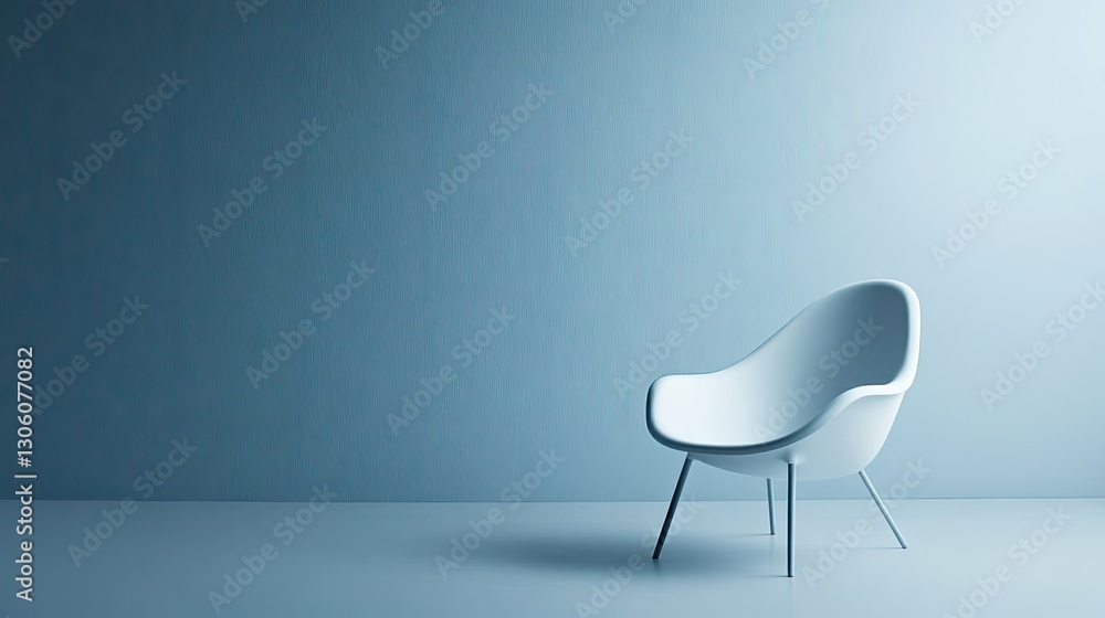 Poster a subtle blur of light in cool tones, creating a modern and minimalist space with plenty of room for