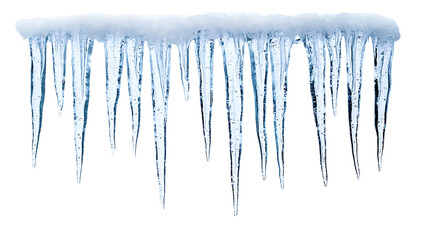 icicle on transparent background