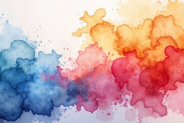 Colorful Abstract Ink Splash Background for Creative Designs