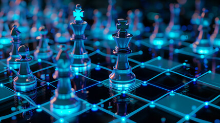 Artificial Intelligence and Strategic Thinking in Digital Chess Simulation