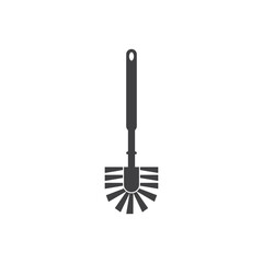 toilet brush icon design