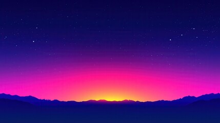 Fototapeta premium A vibrant canvas of blurred gradient, transitioning from the fiery hues of crimson to the deep, ethereal embrace of amethyst, leaving viewers captivated by its ethereal beauty. 