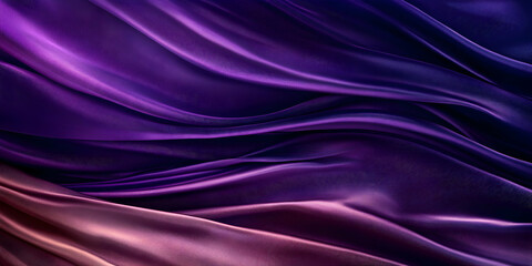 Obraz premium Abstract Background Illustration Featuring Wavy Purple And Violet