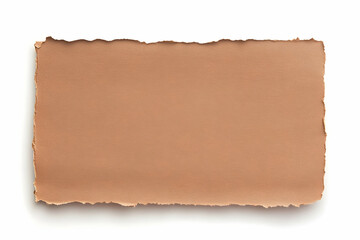 Abstract Background Illustration Of A Brown Torn Paper Texture
