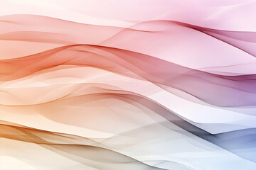 Abstract Background Illustration Of Colorful Wavy Lines In Modern