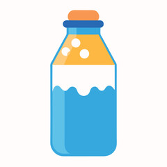 Illustration-of-kefir-isolated-on-white-background.