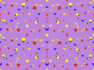 Colorful Confetti Pattern on White Background for Celebration and Holiday Decorations