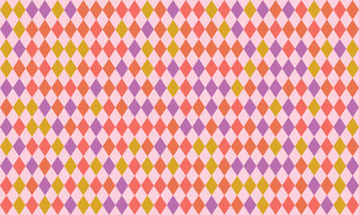 Sunset Glow Harlequin Aesthetic Featuring Warm and Fiery Hues