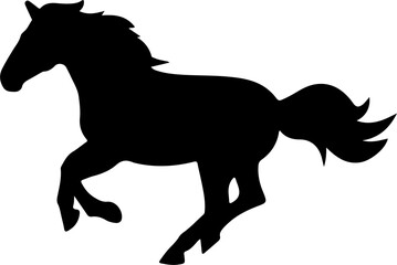 horse icon isolated on white background