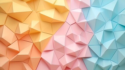 Fototapeta premium Geometric colorful patterns abstract art digital design creative environment close-up view aesthetic concepts