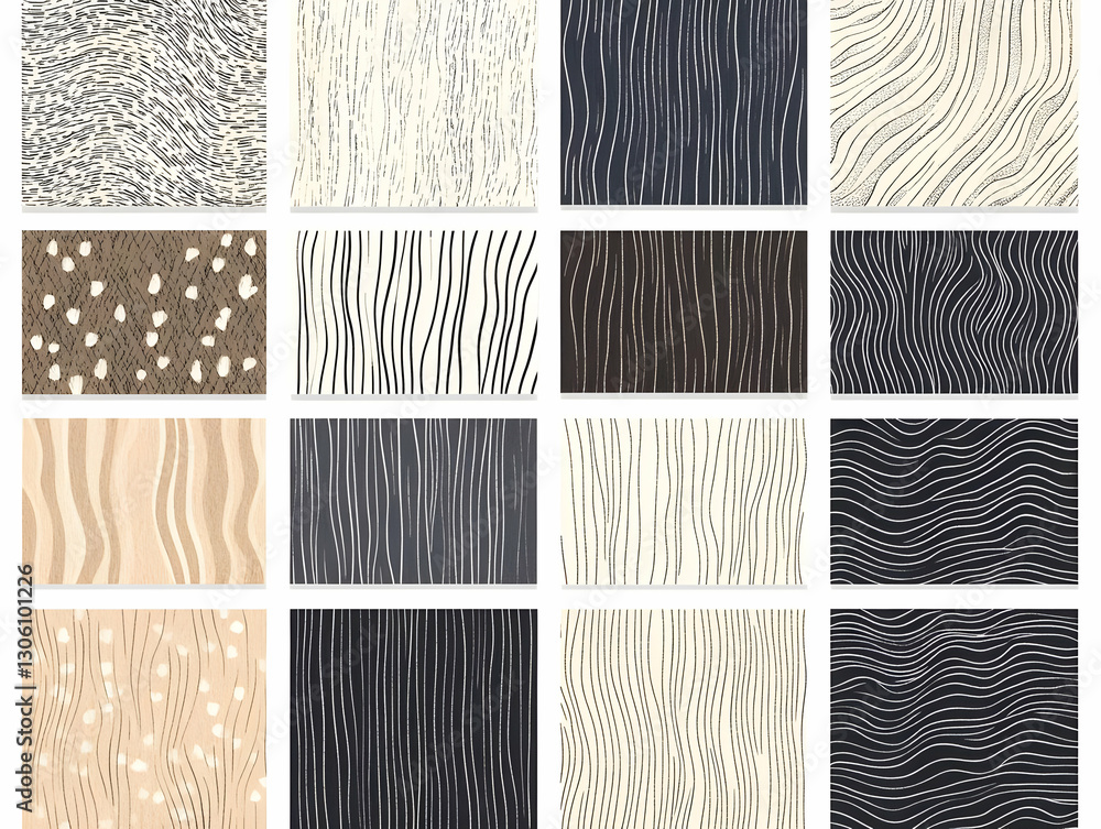 Poster abstract patterned texture background collection of geometric black