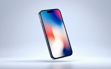 Modern Smartphone Display in Studio