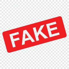 Fake rubber stamp and sticker vector