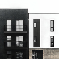 Modern Architecture Building Exterior Illustration