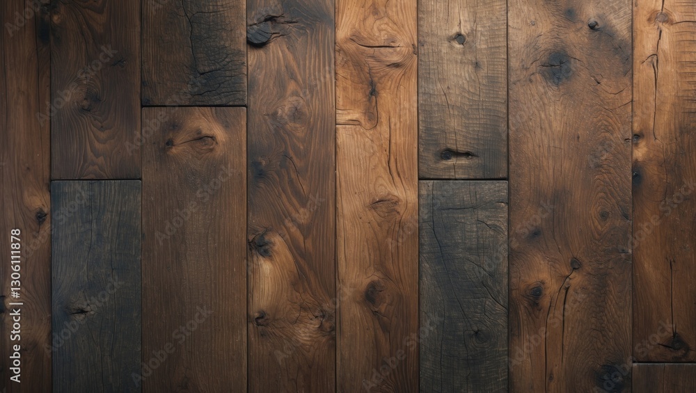 Poster natural wooden texture with rich grain patterns and varying shades for background design or rustic d