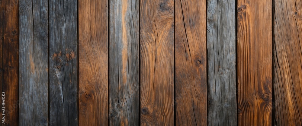 Poster wood plank texture background featuring an array of warm tones perfect for rustic design or natural 