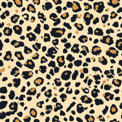 Seamless leopard skin texture pattern background