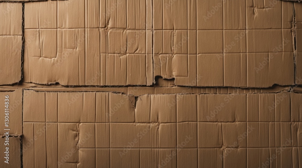 Poster worn cardboard surface with texture showing age and use ideal for backgrounds or artistic projects