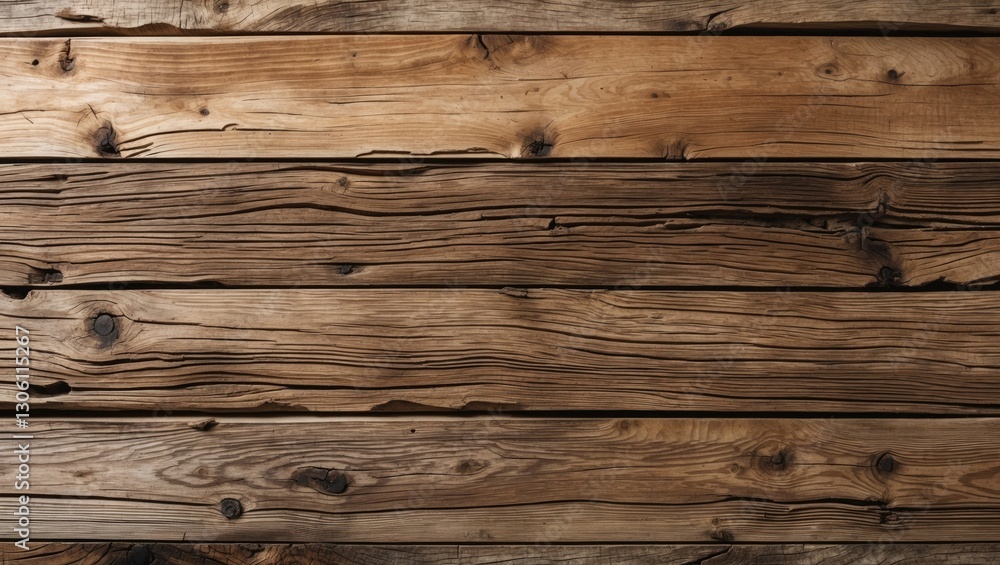 Poster rustic wooden background with horizontal planks showcasing natural texture and grain suitable for de
