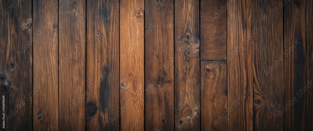 Aufkleber richly textured wooden planks in warm tones creating a rustic background ideal for design and decor 