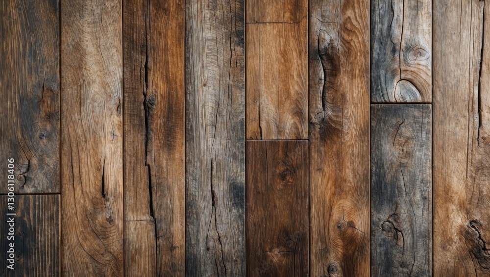 Poster rustic wood texture background showcasing rich hues and intricate patterns suitable for interior des