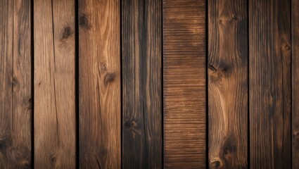 Naklejka premium Natural Textured Wooden Planks Background in Warm Tones for Rustic and Vintage Themes