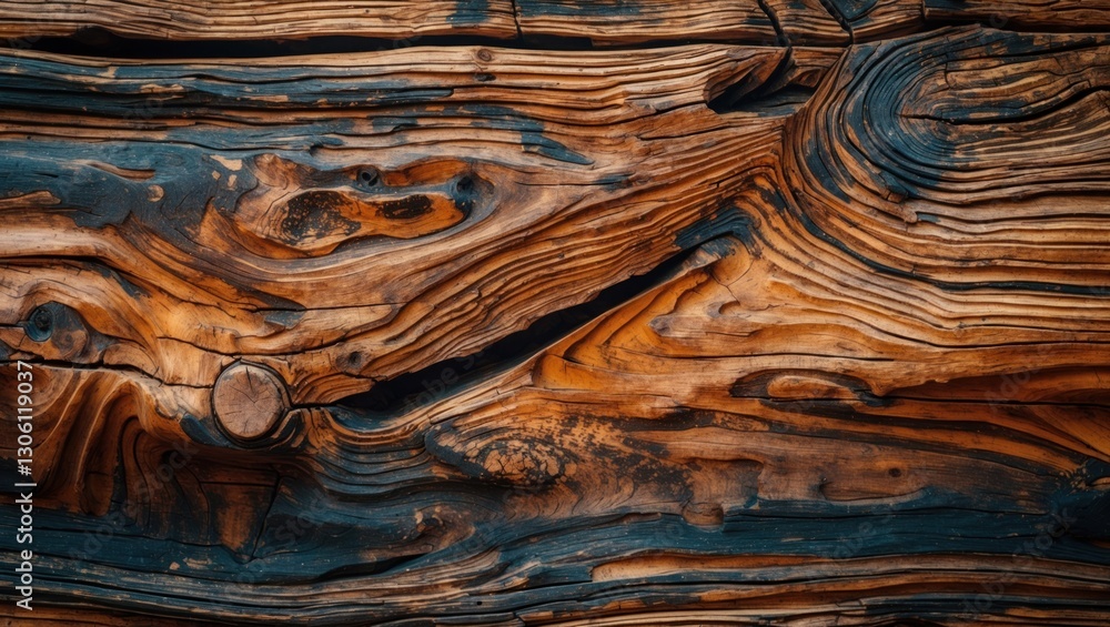 Poster hornbeam wood texture with intricate patterns showcasing rich colors ideal for backgrounds and desig