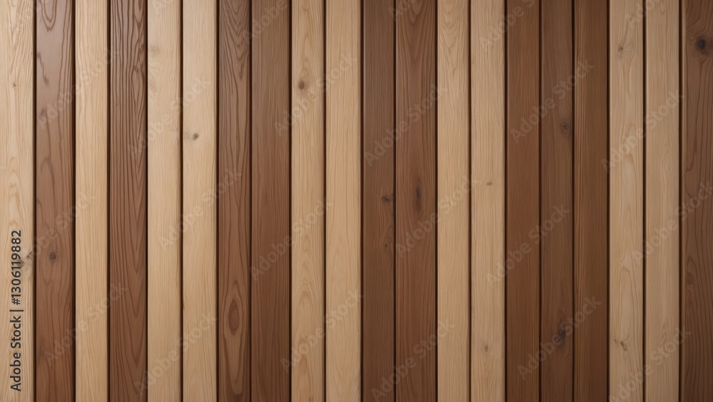 Poster vertical wooden planks in various shades of brown creating a warm and inviting textured background f