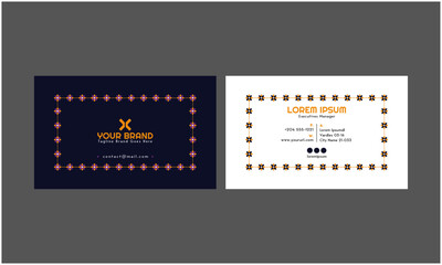 Floral Colorful Business Card