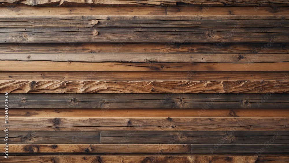 Poster rustic wooden wall with intricate knot patterns and rich textures ideal for architectural design bac