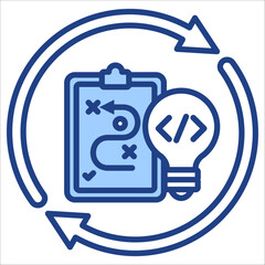 Planning Simple Icon Vector Illustration Concept